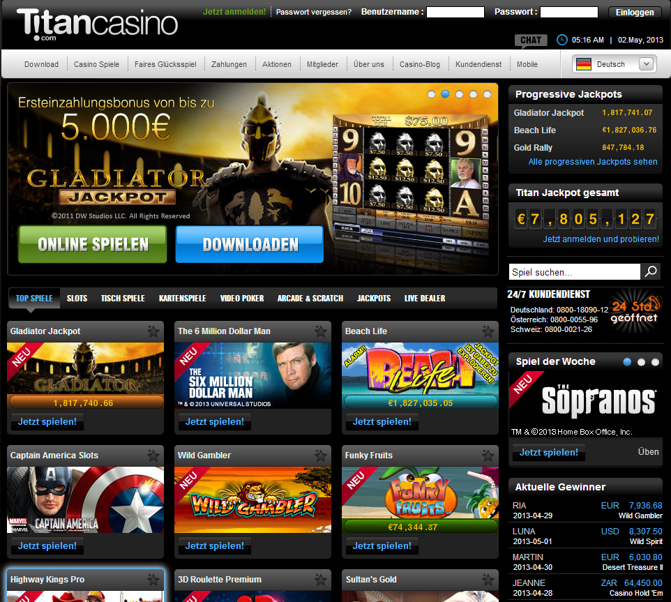 titan casino playtech форум