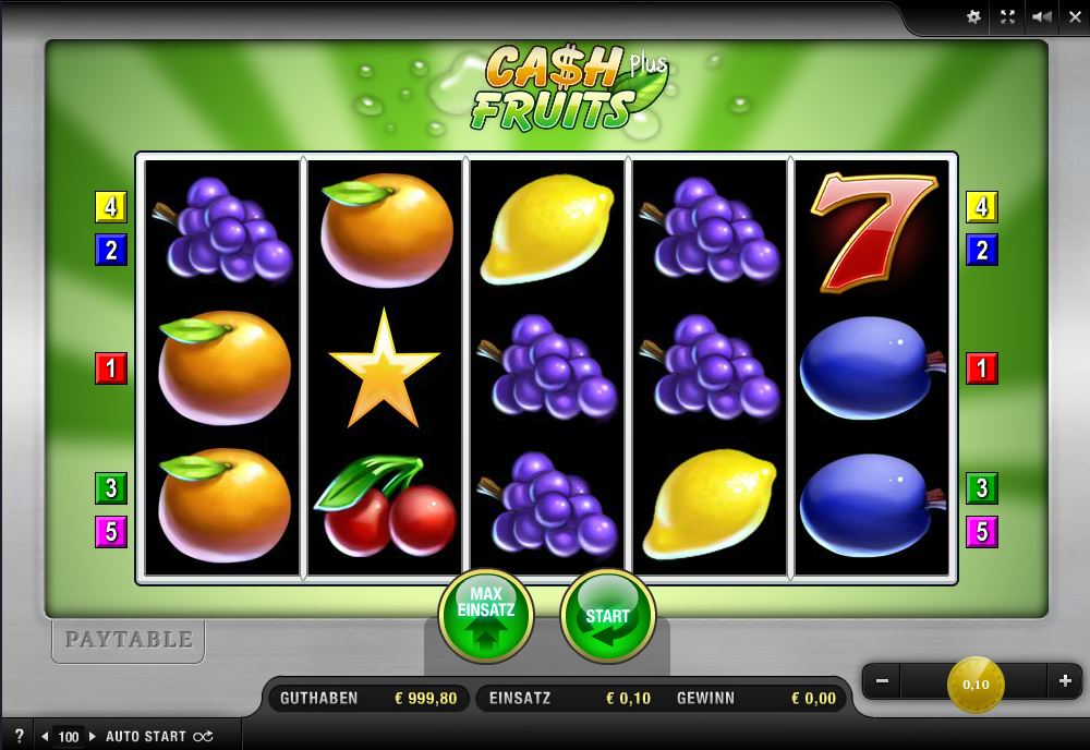 Cash Fruits Plus Cash Fruits Plus