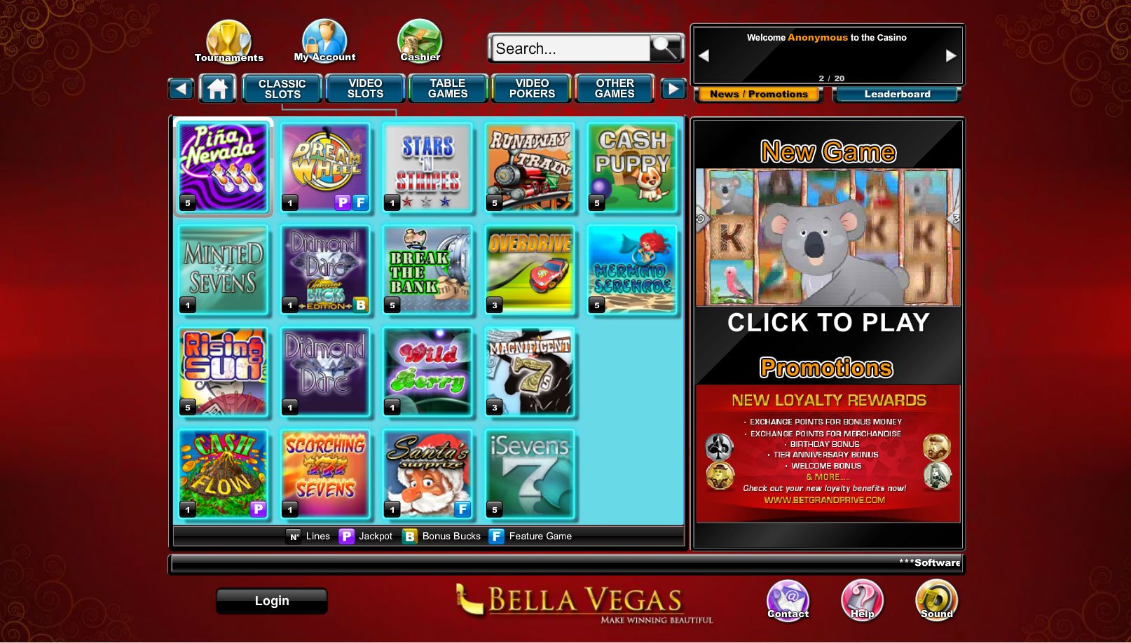 Spielen Sie Beim Bella Vegas Casino Mit Einem 100 Willkommensbonus