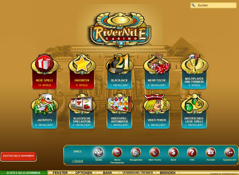 River nile casino