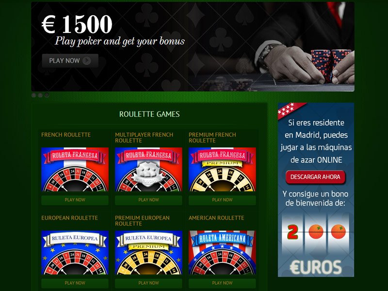 hacer una apuesta en un casino