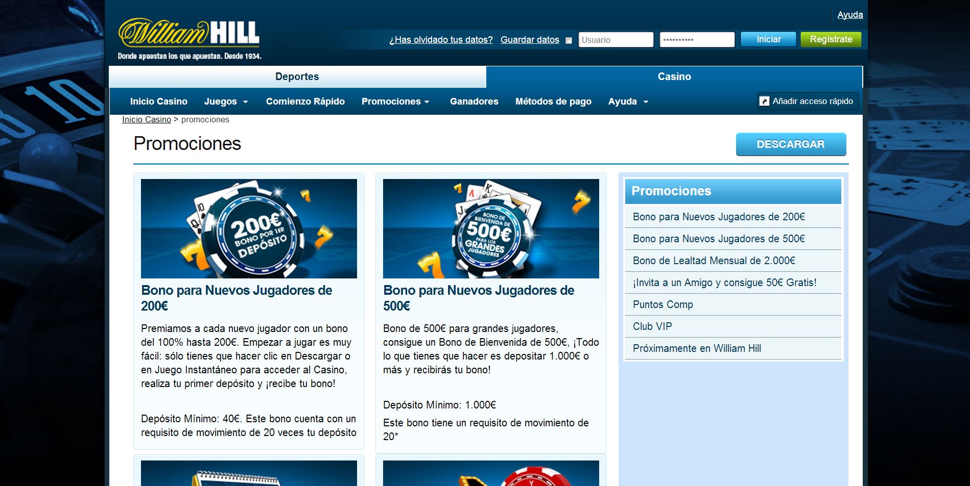 William Hill Y William Hill Y