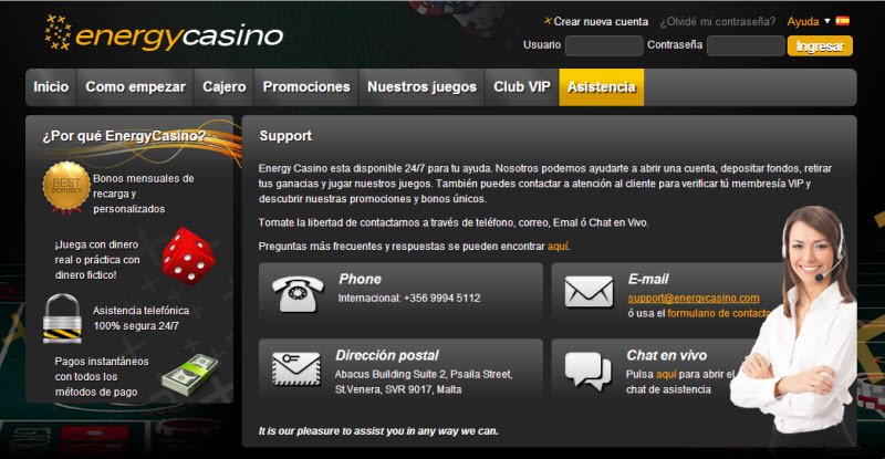 energy casino pl