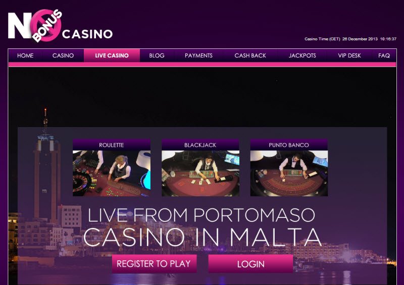 No Bonus Casino No Bonus Casino