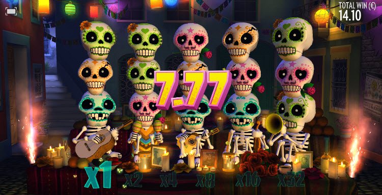 esqueleto explosivo 2 slot machine