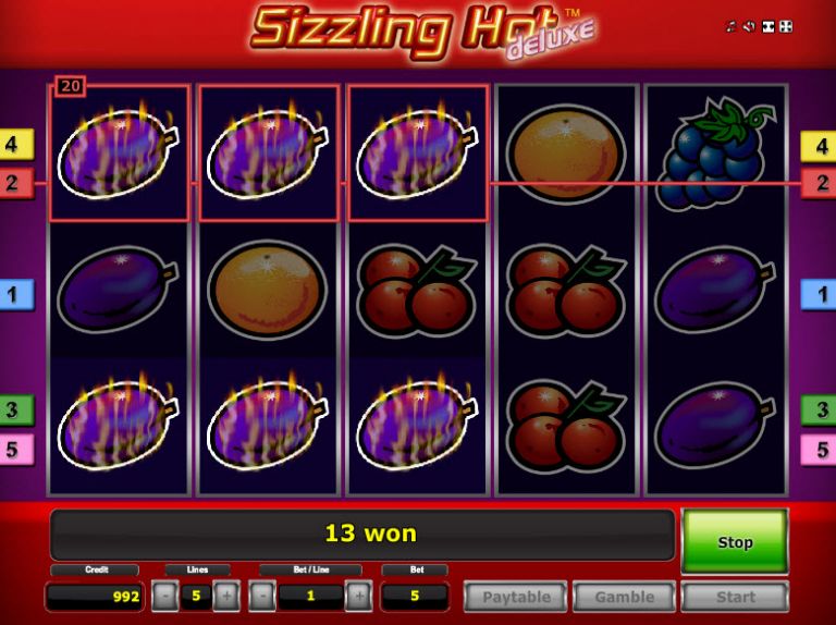 Tragamonedas Gratis Online Sizzling Hot Deluxe Casino