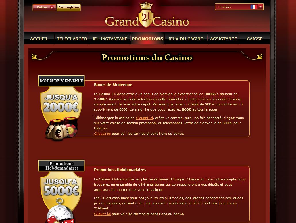Casino 21 Grand Casino 21 Grand
