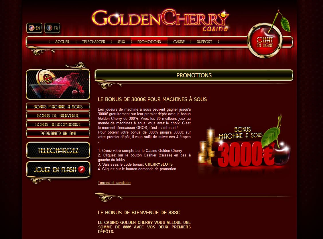 Golden Cherry Casino No Deposit Codes 2019