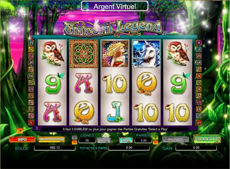 Video slot The Legend of Unicorn Video slot The Legend of Unicorn