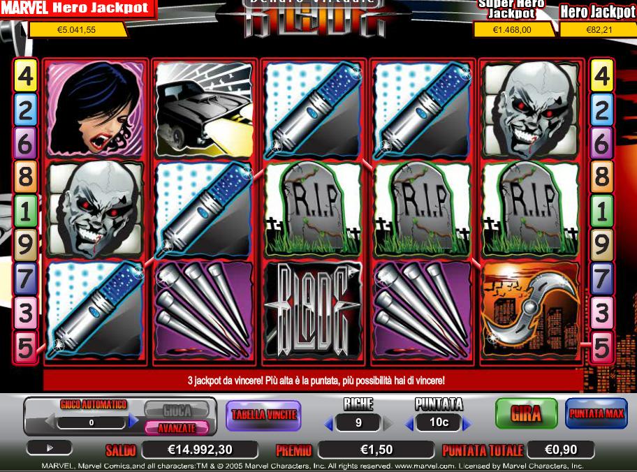 Recensione del gioco Blade slot machine di Cryptologic