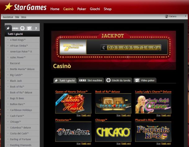 Stargames Casino Greentube