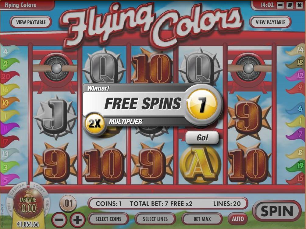 Video slot Flying Colors Video slot Flying Colors