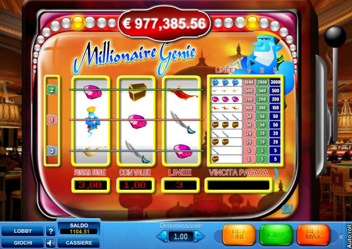 Millionaire Genie Slot Machine Millionaire Genie Slot Machine