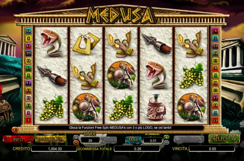 Medusa Slot Machine