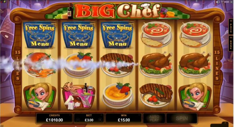Big Chef Slot Machine