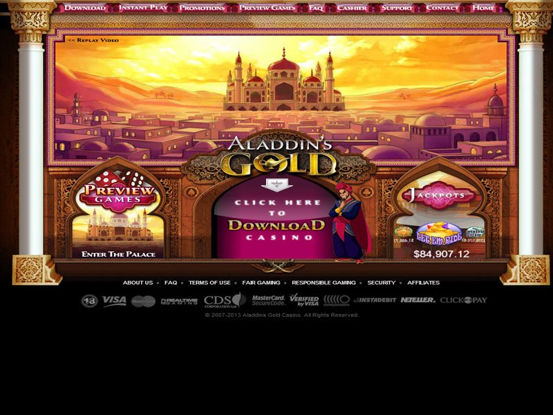 Aladdins Gold Casino Review