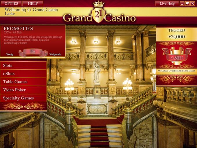 21 grand casino online
