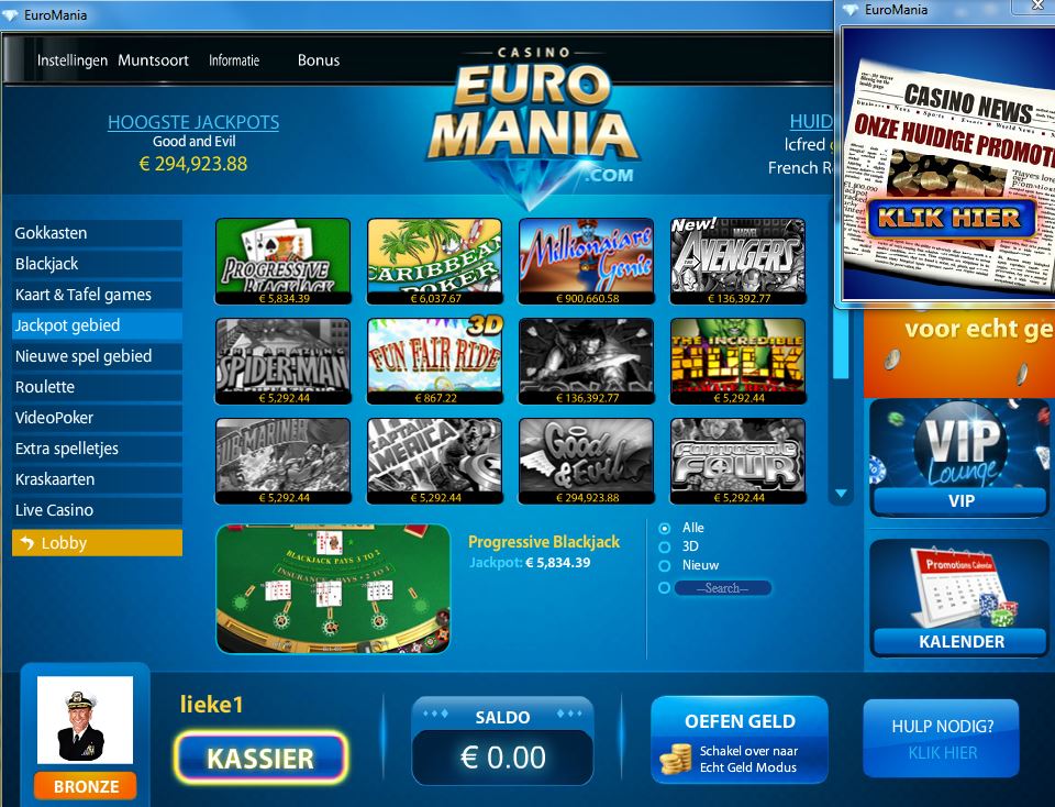 казино euromania