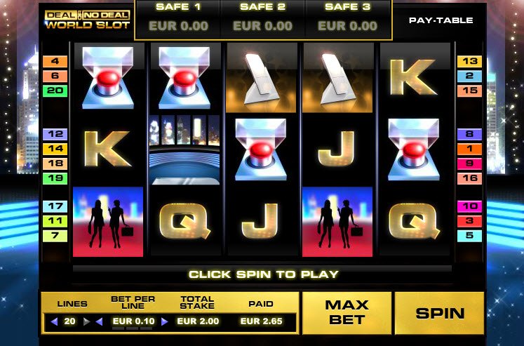 Deal or no deal casino game