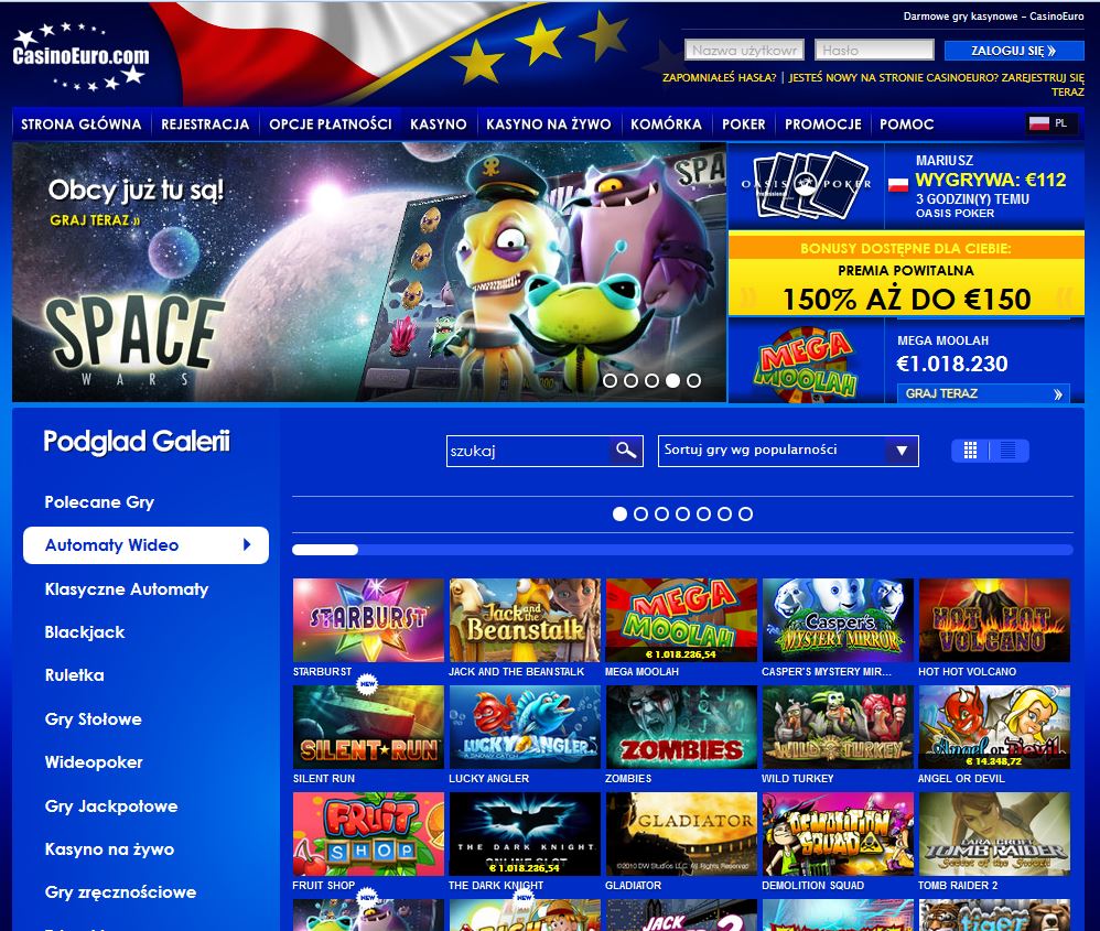 Online Casino Euro Online Casino Euro