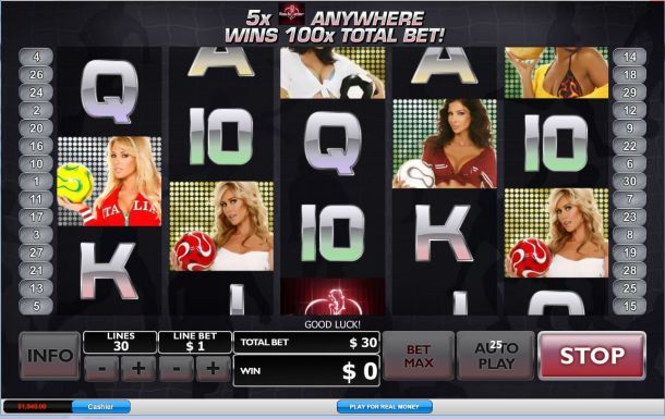 Caca-niqueis Benchwarmer Football Girls