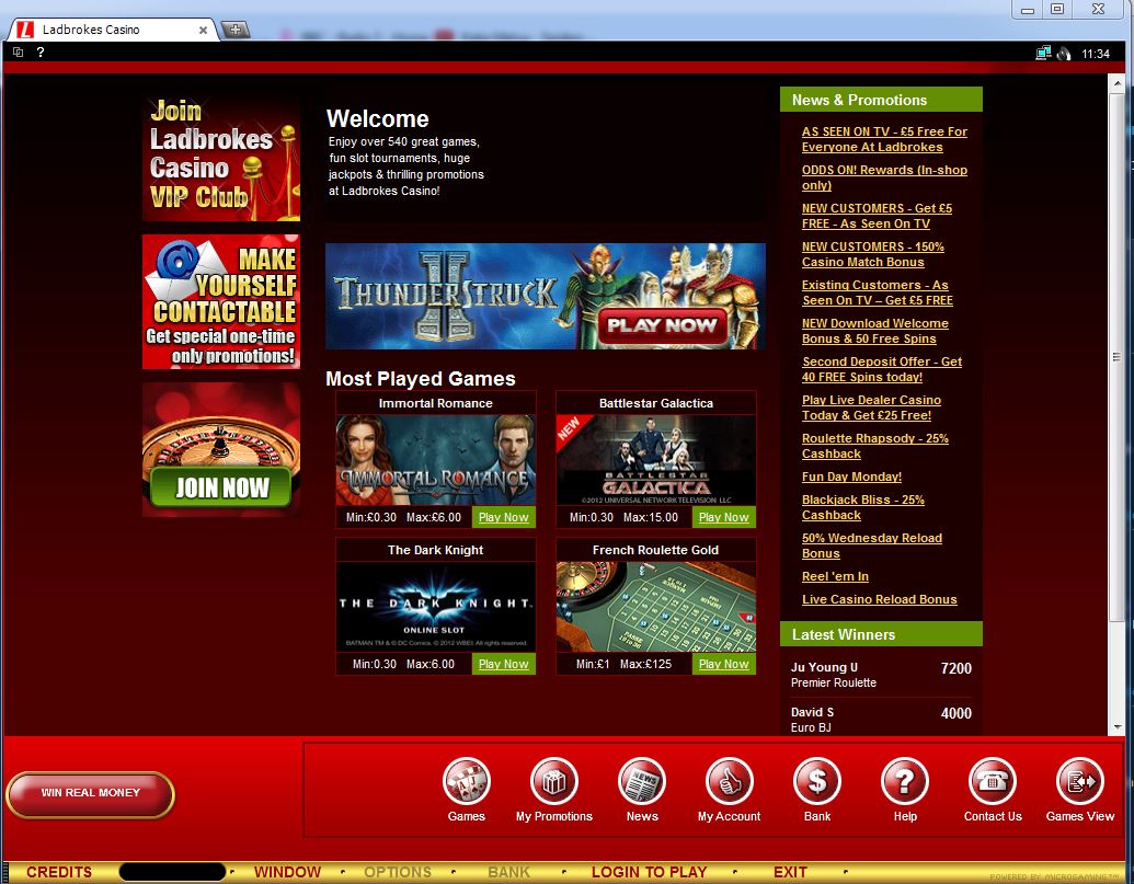 Ladbrokes Vegas Ladbrokes Vegas