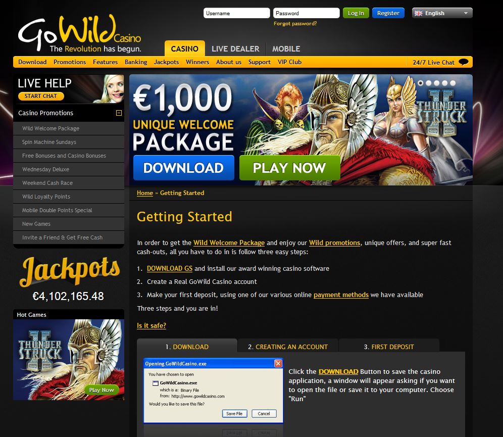 Go Wild Casino Thunderstruck 2 Go Wild Casino Thunderstruck 2