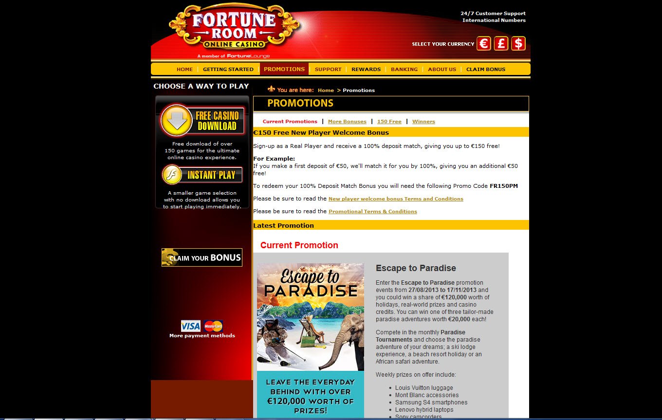 Fortune Room Online Casino