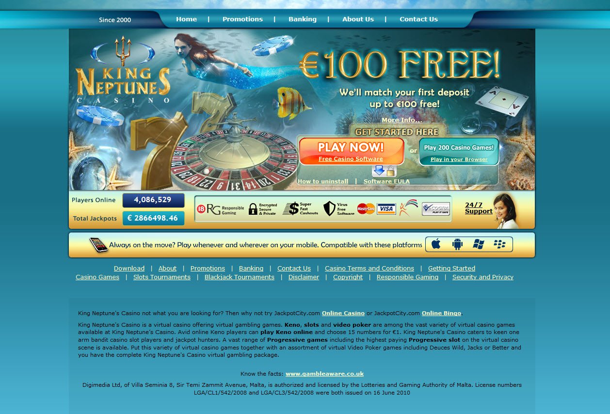 King Neptunes Casino King Neptunes Casino