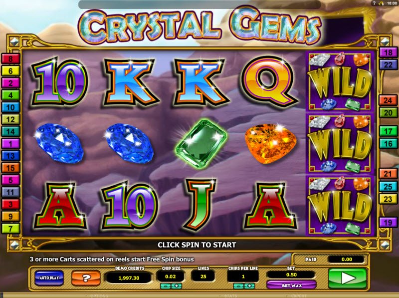 Crystal gems 2by2 gaming slot game Bozüyük