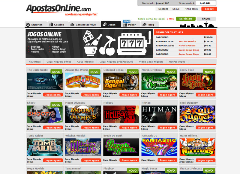 jogos de casino gratis online