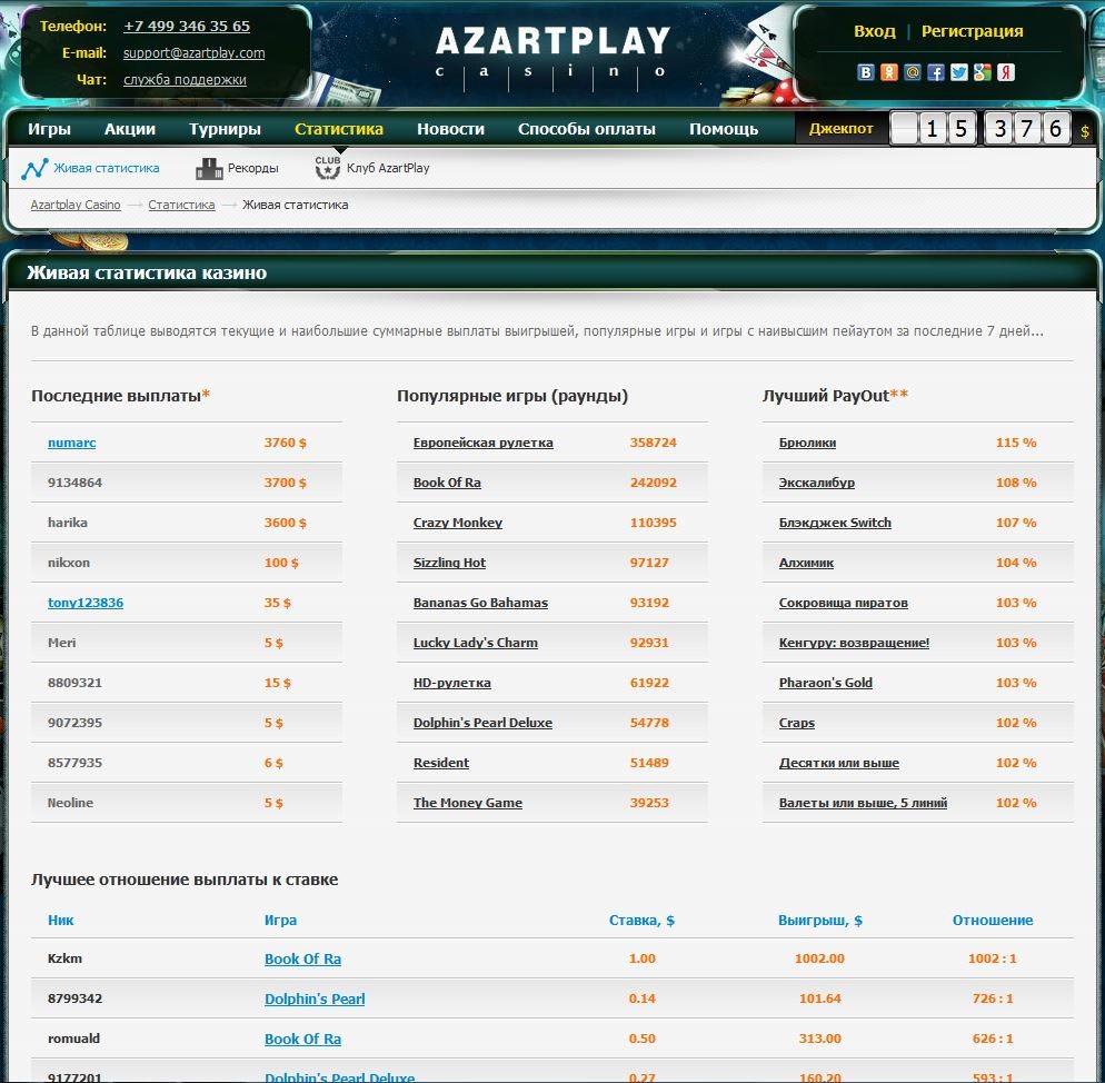 Azartplay Казино