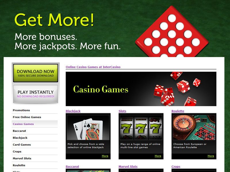 Intercasino online Intercasino online