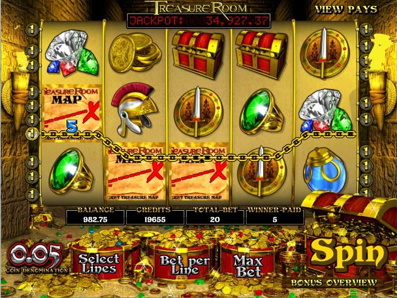 treasure room игровой автомат