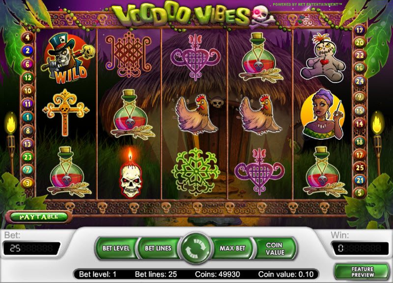 voodoo vibes игровой автомат
