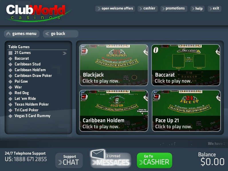 Club World Casinos.Com