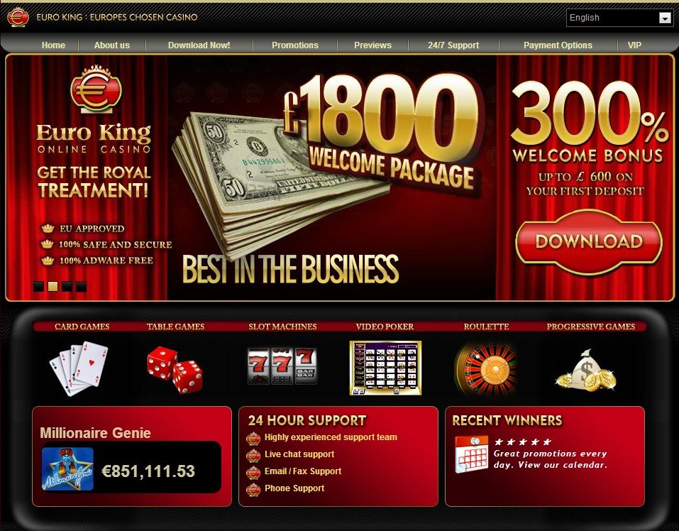 online casino euro