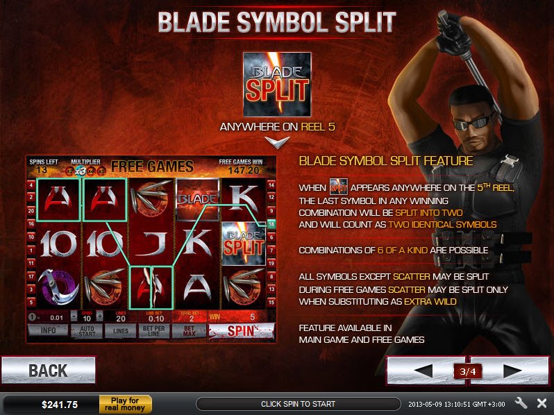Review Blade Slot Machine Great Theme, Great Quality