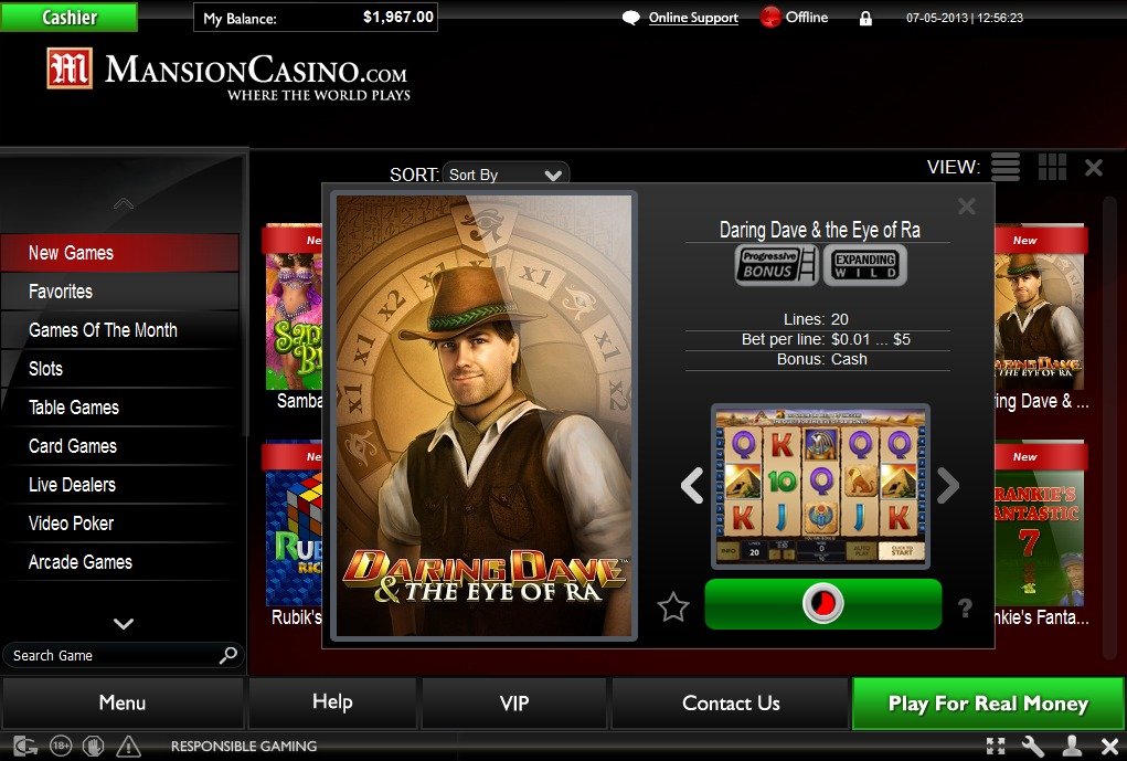 Mansion Casino Reviews