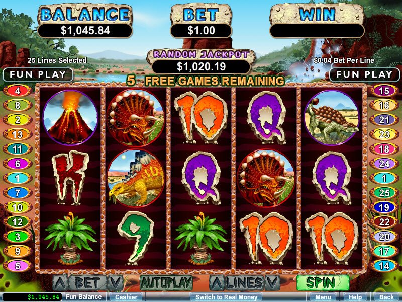 Prehistoric Story Slots Machine