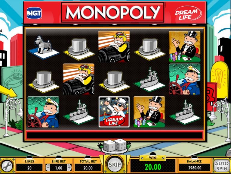Play Monopoly Dream Life Slot Game Online