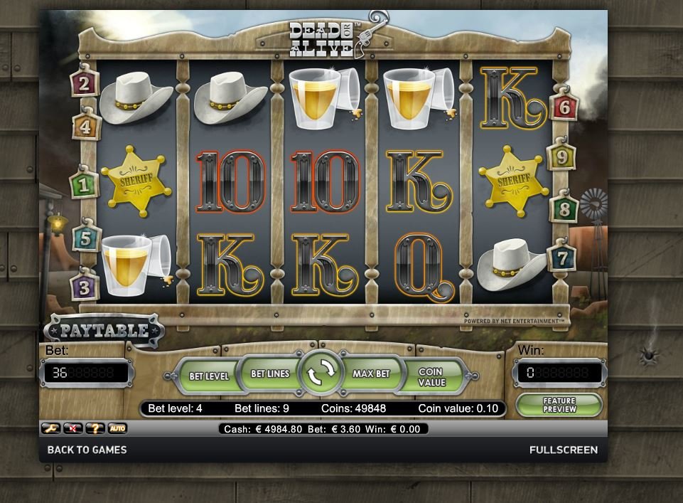 Dead Or Alive Slot Free Play Dead Or Alive Slot Free Play