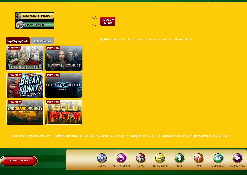 777 Dragon Casino No Deposit Bonus 777 Dragon Casino No Deposit Bonus