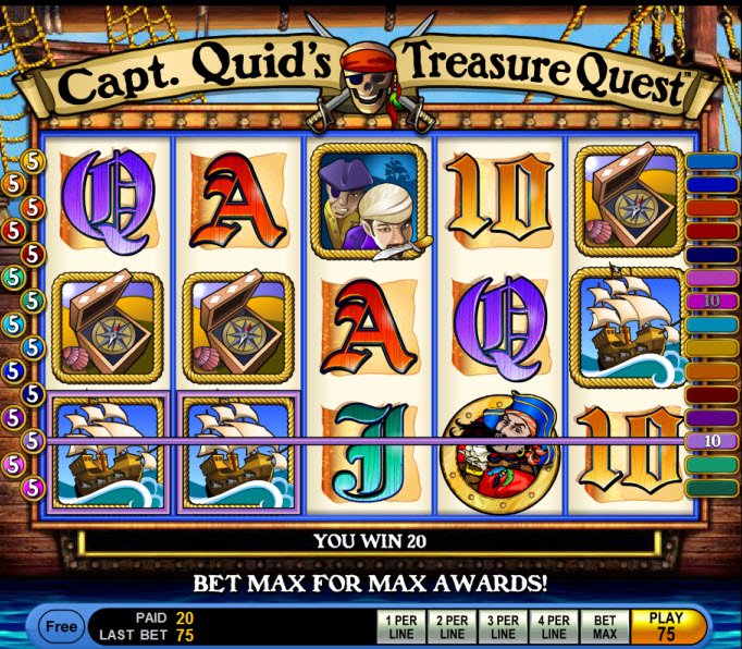 Slot Machine Gratis Treasure Quest