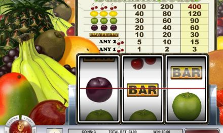 Slot fruit case
