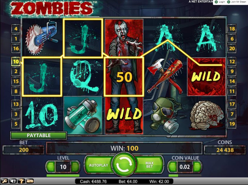 Father & Zombies Slots Machine