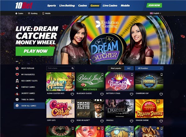 10bet games of casino