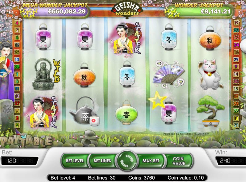 Geisha Wonders Slot Machine