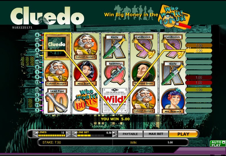 Playing Cluedo Online