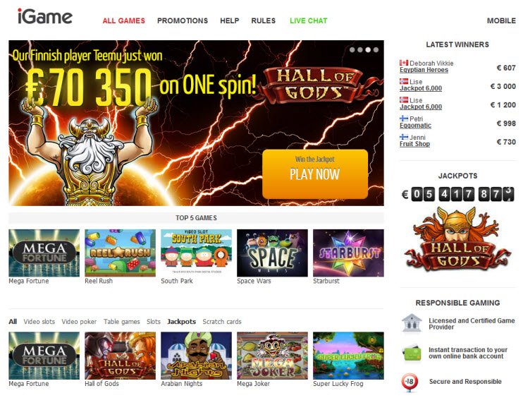 Igame casino no deposit bonus codes 2020